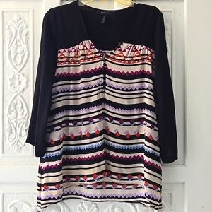 BCBG Flowy Blouse Size Small